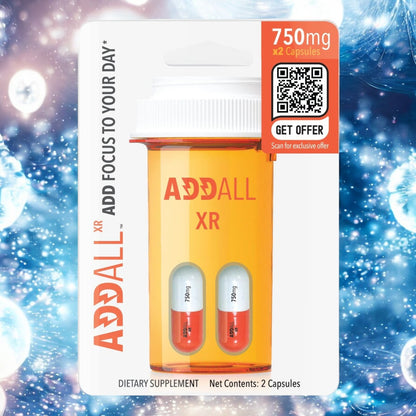 Addall XR - Brain Booster Energy Supplement 2-Pack   12/Display