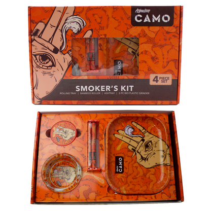 Afghan Hemp Camo Smokers Kit 4pc Set