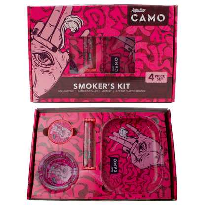 Afghan Hemp Camo Smokers Kit 4pc Set