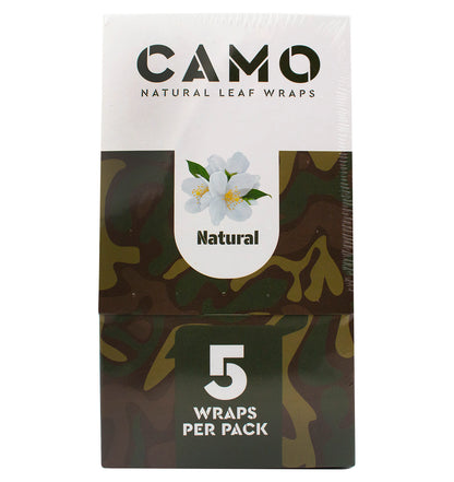 Afghan Hemp - Camo Natural Leaf Wraps (15 Flavors) 25packs/display