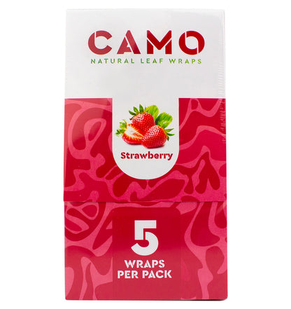 Afghan Hemp - Camo Natural Leaf Wraps (15 Flavors) 25packs/display