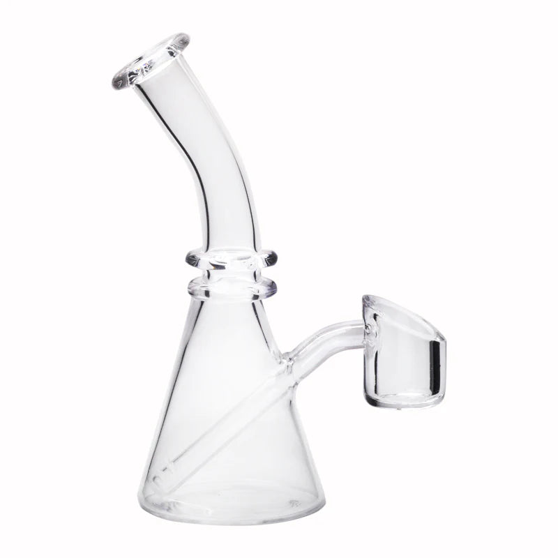 All Quartz 4" 2mm Banger Beaker Bubbler by Got Nail?