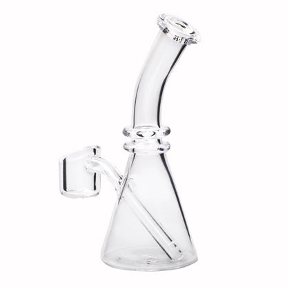 All Quartz 4" 2mm Banger Beaker Bubbler by Got Nail?