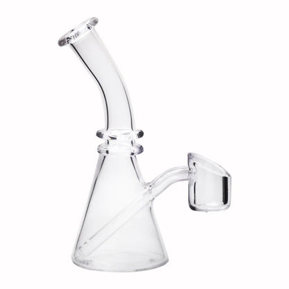 All Quartz 4" 4mm Banger Beaker Bubbler by Got Nail?