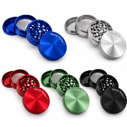 Aluminium Sharp Stone Grinder 10ct Box  I Asst Colors I 12Bx