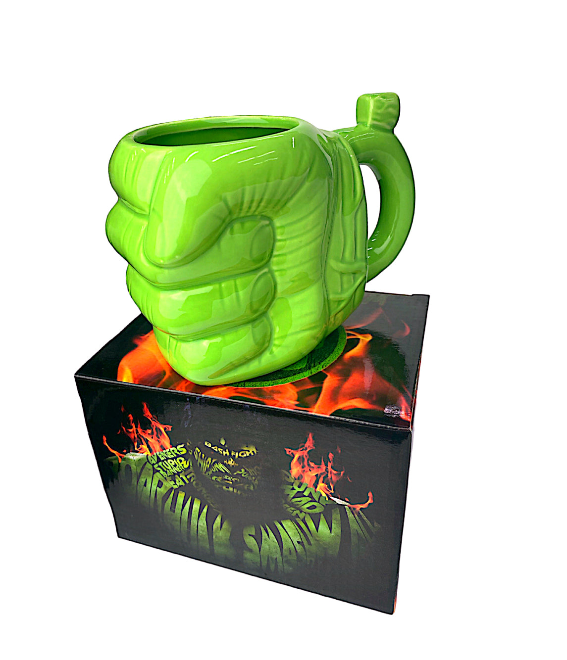Green Hulk Hand Smoking Pipe Mug | Green Hulk Hand Pipe – SmokeTokes