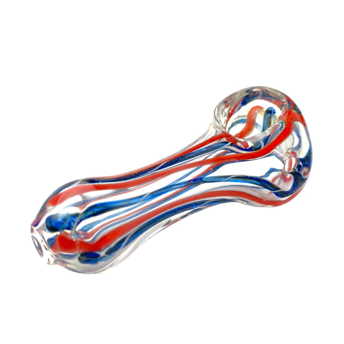 3" Travel Glass Hand Pipe (Assorted Colors)