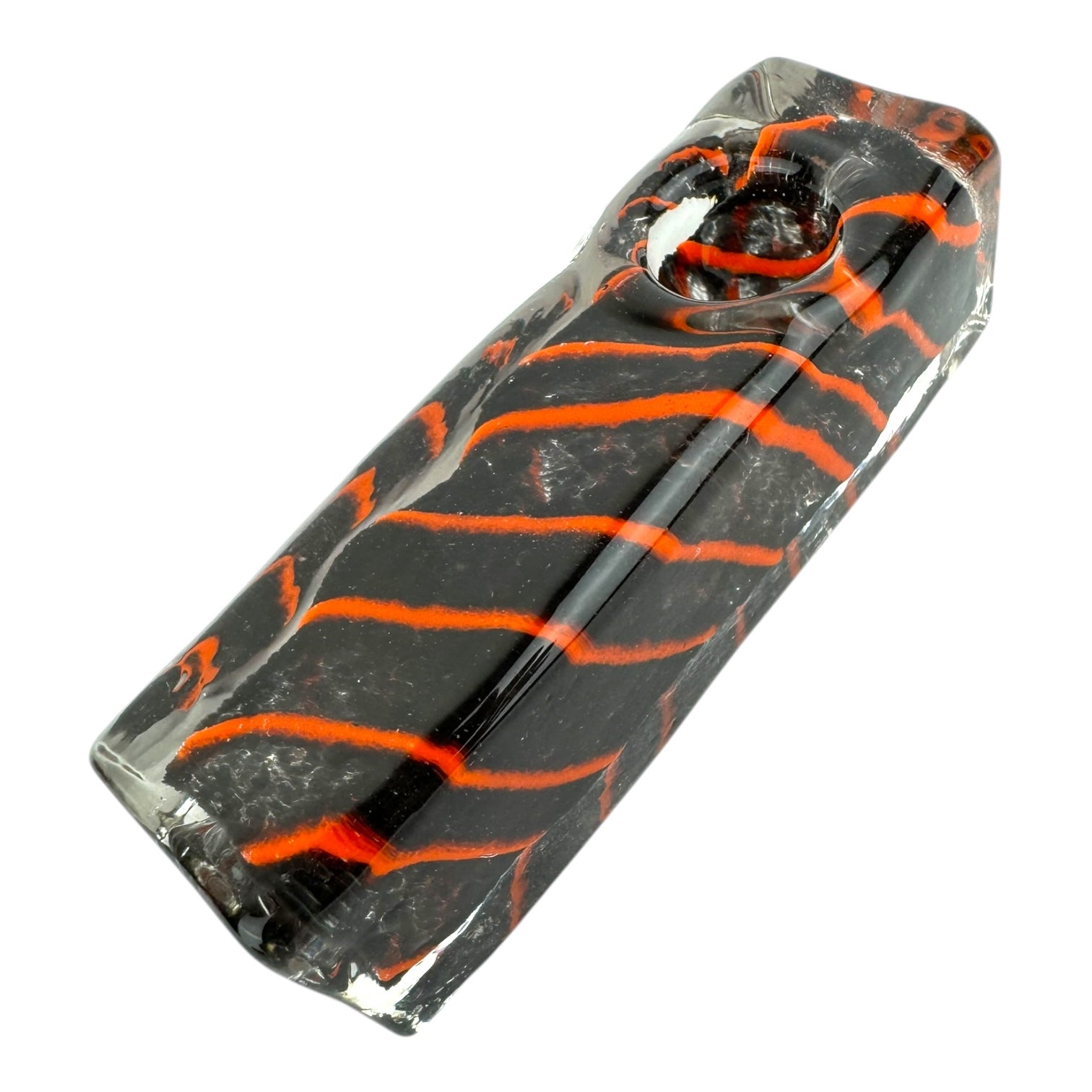 3.5" Rectangle Glass Hand Pipe (Assorted Colors)