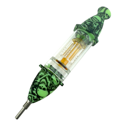 8'' Printed Rocket Silicone Nectar Collector w/ 6-Arm Tree Perc (SNC 11P)