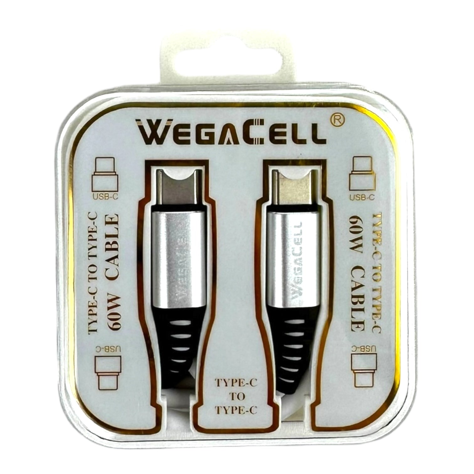 WEGACELL Type C To Type C Cable
