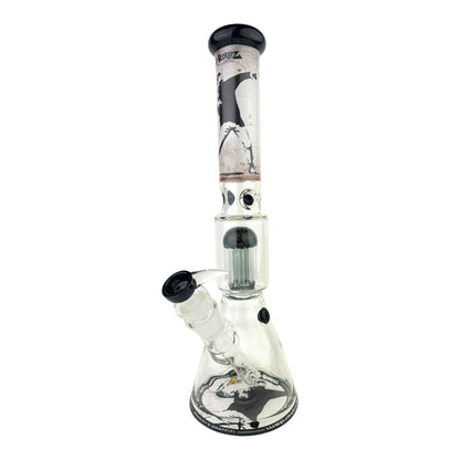 G-Rollz 18" Tree Perc Beaker Glass Water Pipe