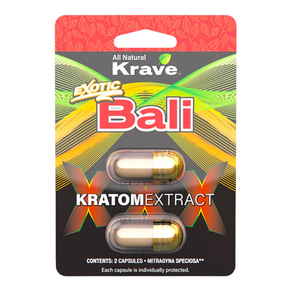 Krave Exotic Kratom Extract Capsules (6pk/Display)