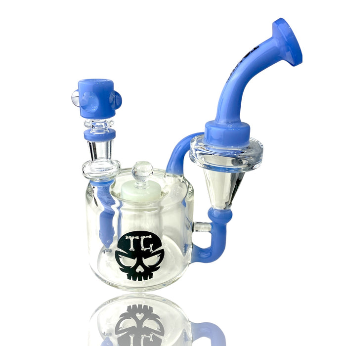 7" TX46 - Toxic Stash Rig by Toxic Glass Water Pipe