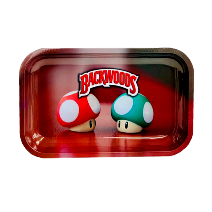  BW Mushroom Toad Mini Rolling Tray 