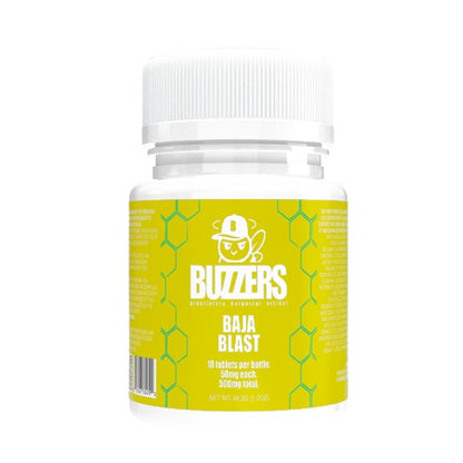 "Buzzers" 50mg - 10ct Bottle 6Btls/Dis I 30 Display