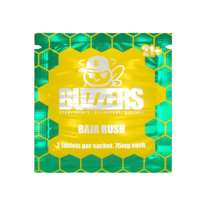 "Buzzers" 75mg - 2ct Sachet 15pk/Dis I 30 Display