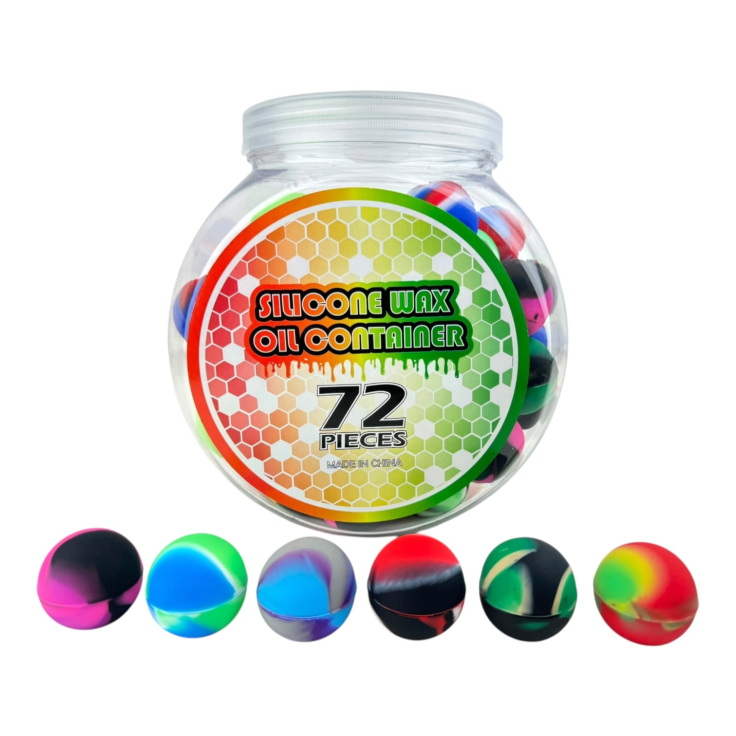 Ball Silicone Wax Oil Container 