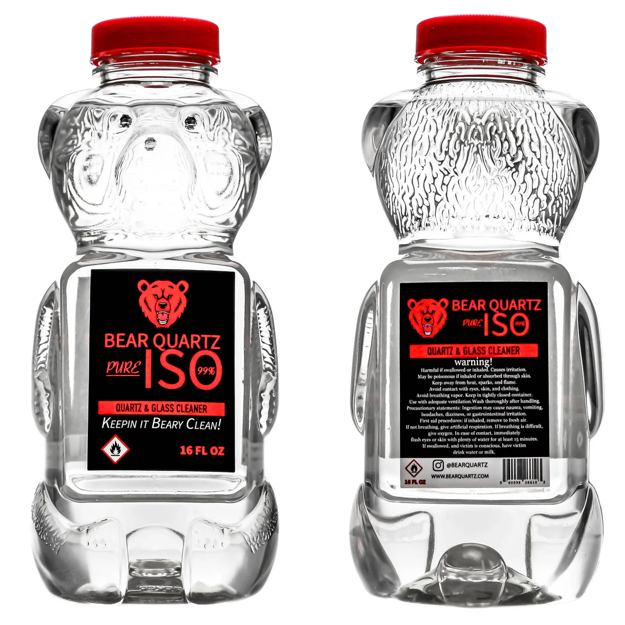 Bear Quartz ISO 99% Glass Cleaner 16 Oz