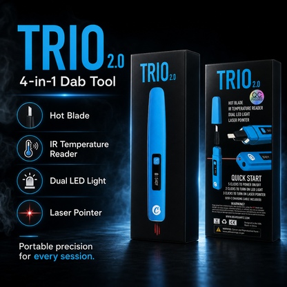 Bear Quartz x Cookie Trio 2.0  (3-in-1 Dab Tool)