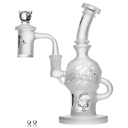 Bear Quartz Sandblasted Sphere Box