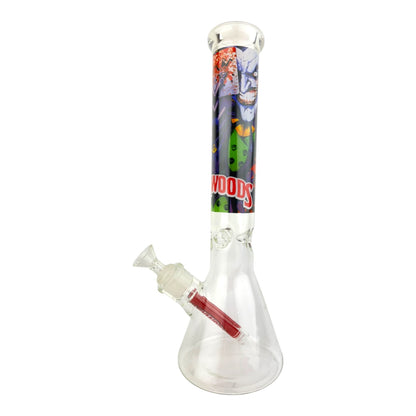  14.5" BW Joker Glass Beaker Water Pipe