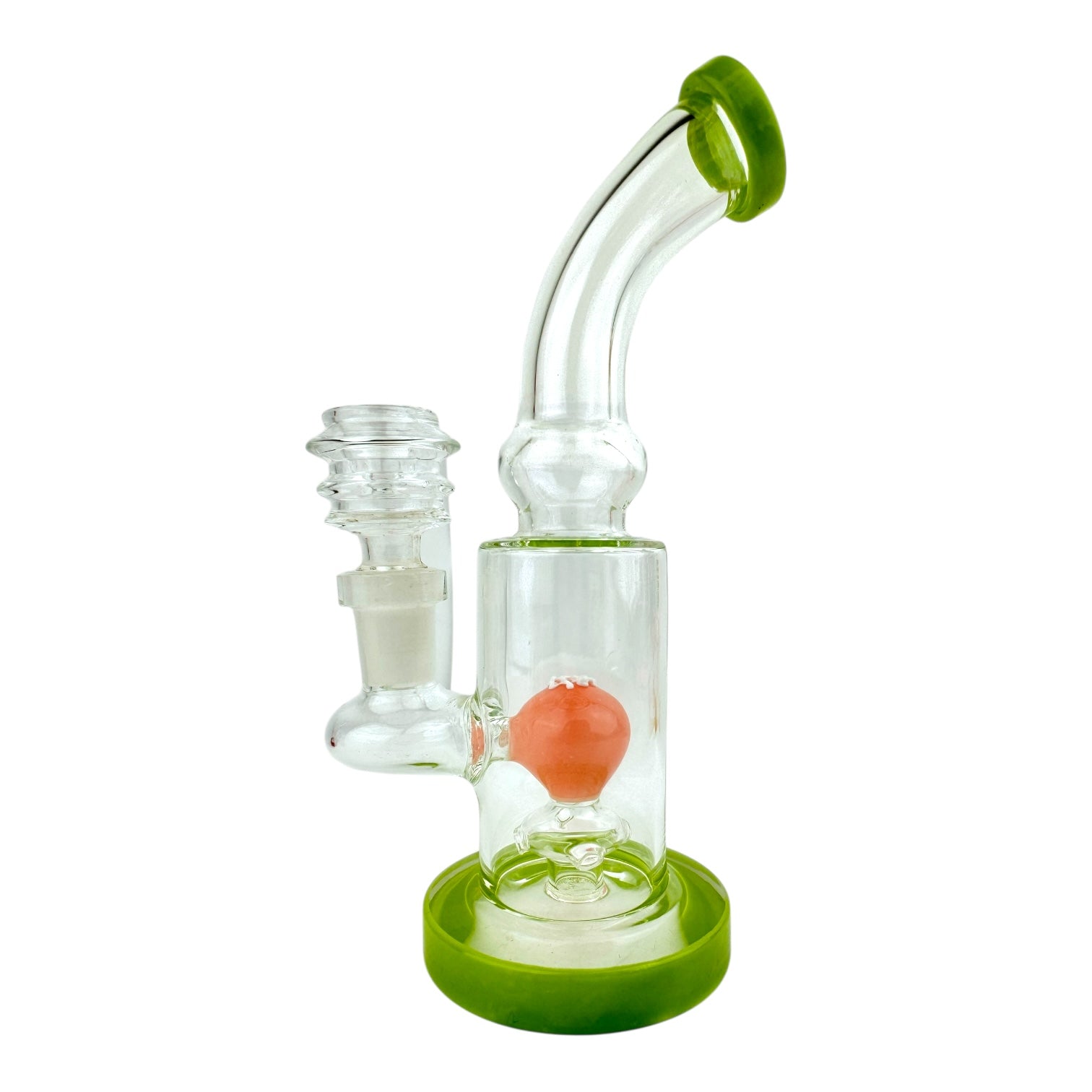  6.5” Decal Stacked Bent Neck Beaker