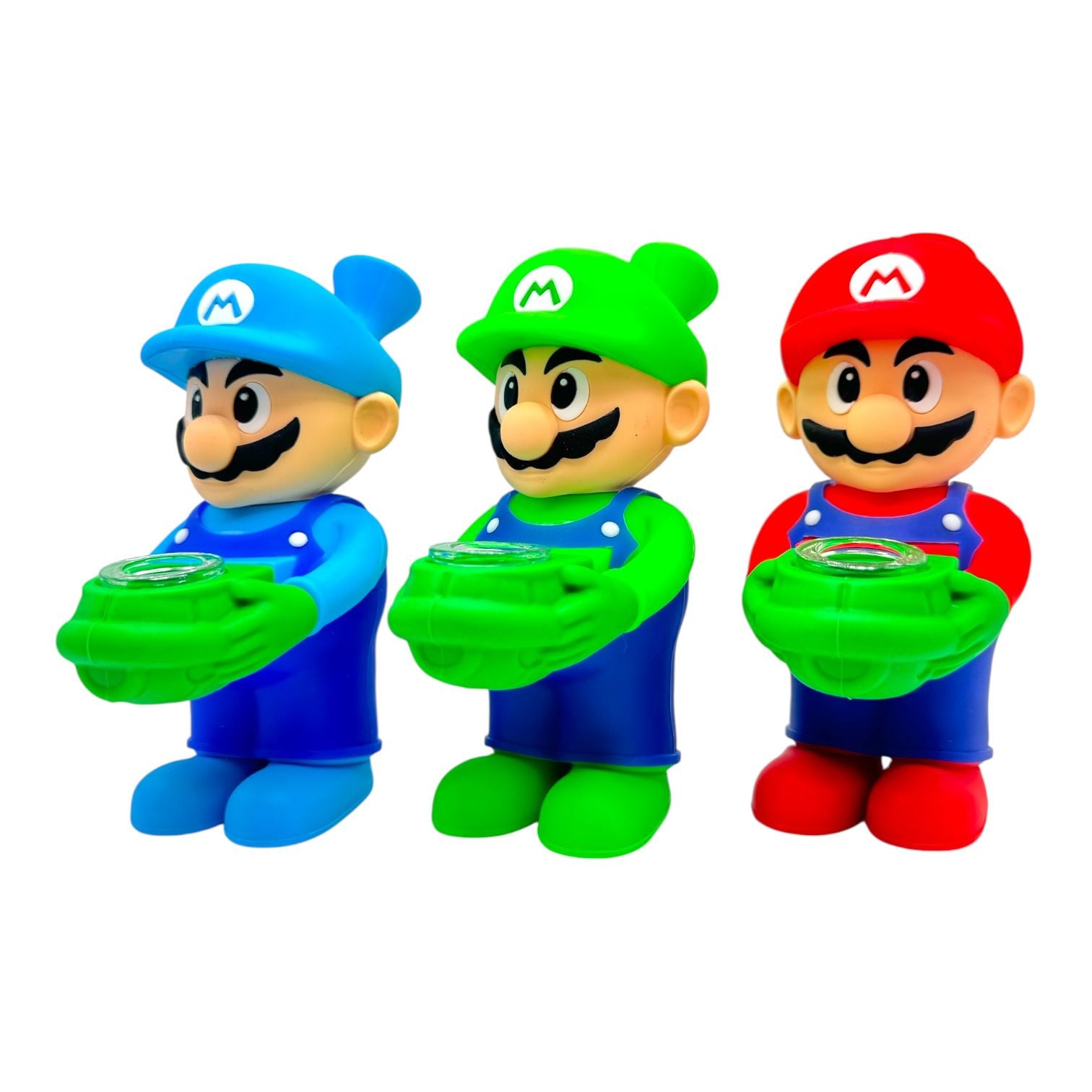 6" Mario Silicone Water Pipe 