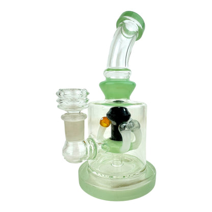 7" Mushroom Perc Glass Water Pipe