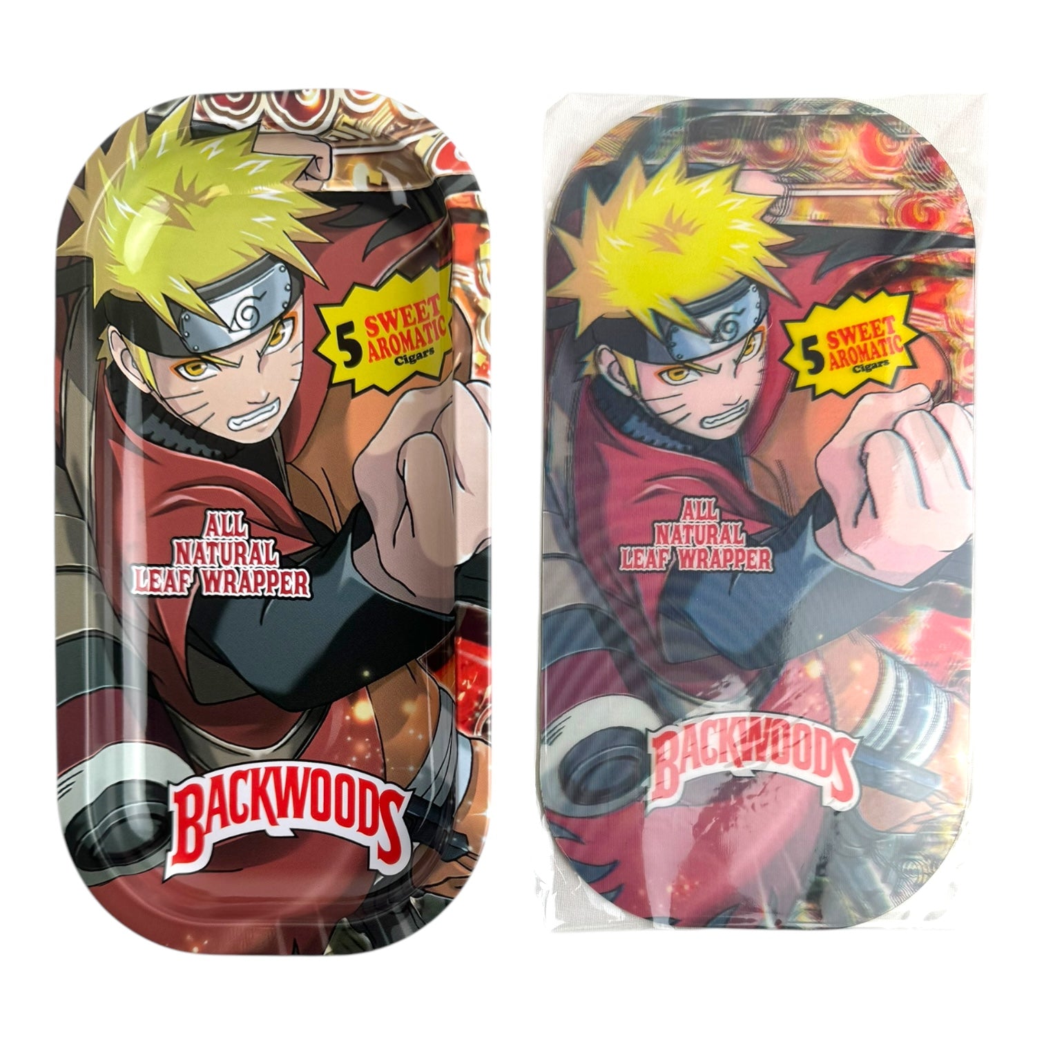 BW 3D Small Metal Rolling Tray with Magnetic