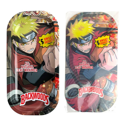 BW 3D Small Metal Rolling Tray with Magnetic