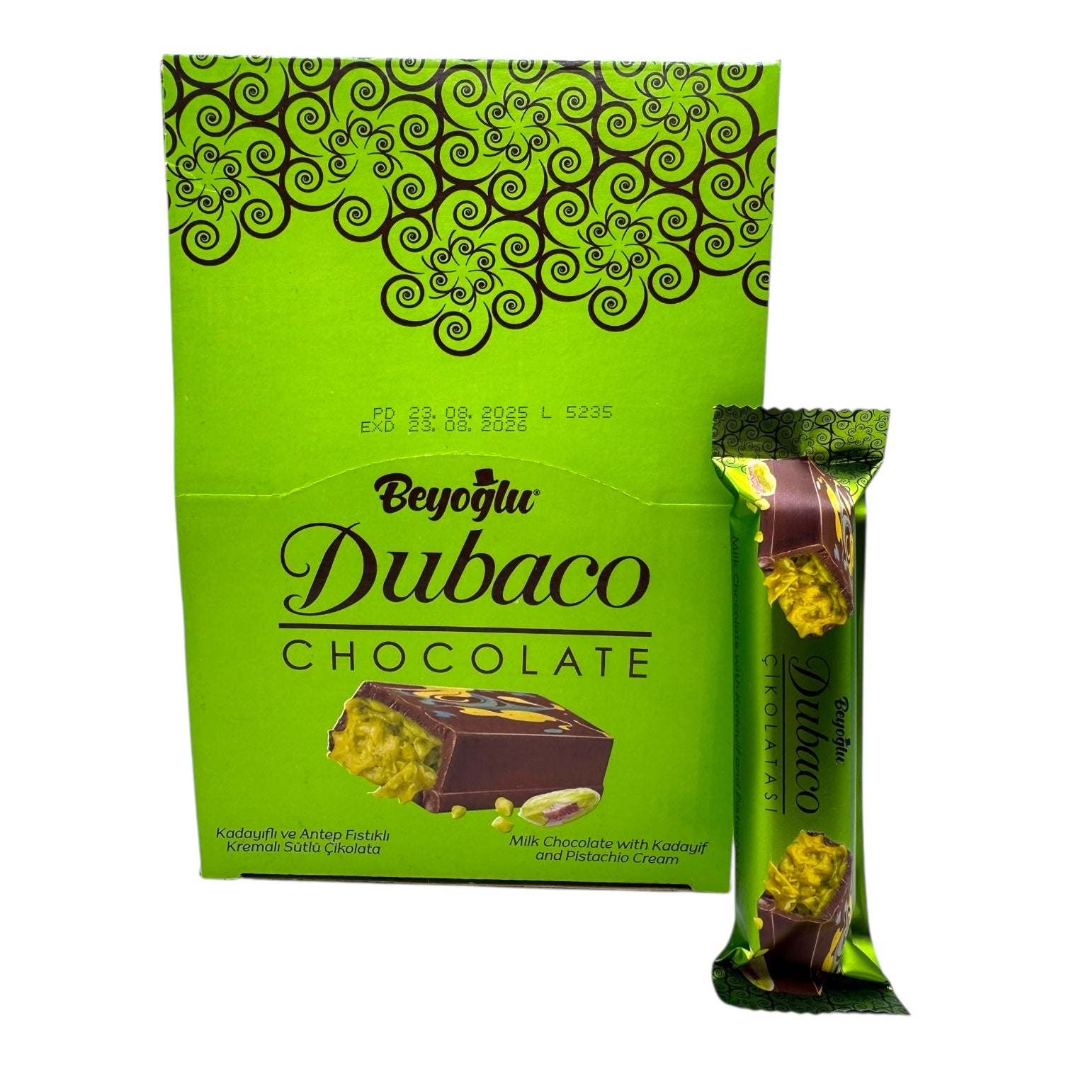Beyoglu Dubaco Dubai Chocolate -24pc Display Box