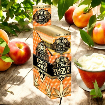 Billionaire Hemp Wraps Peaches & Cream