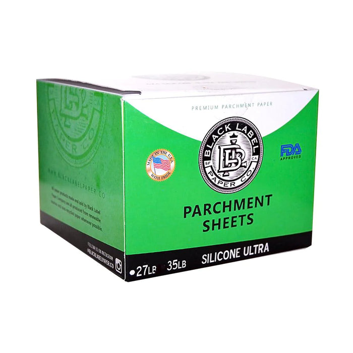 Black Label Parchment Paper Silicone Ultra 4X4 27 Lb 1000 Sheets