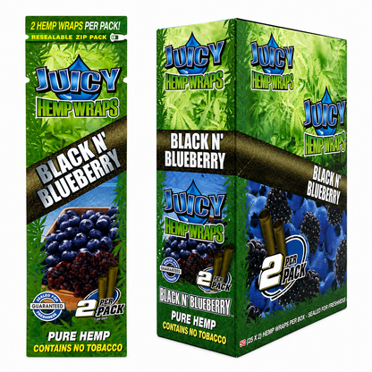 Juicy Hemp Wraps  2pk - 25x2pk Display