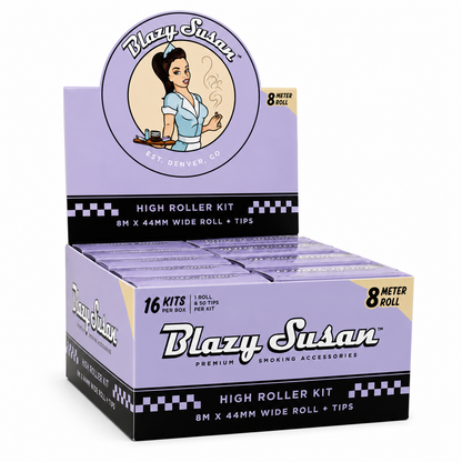 Blazy Susan High Roller Kit 8Mx44MM 1 Roll & 50 Tips Per Kit  | 16Kits Per Box