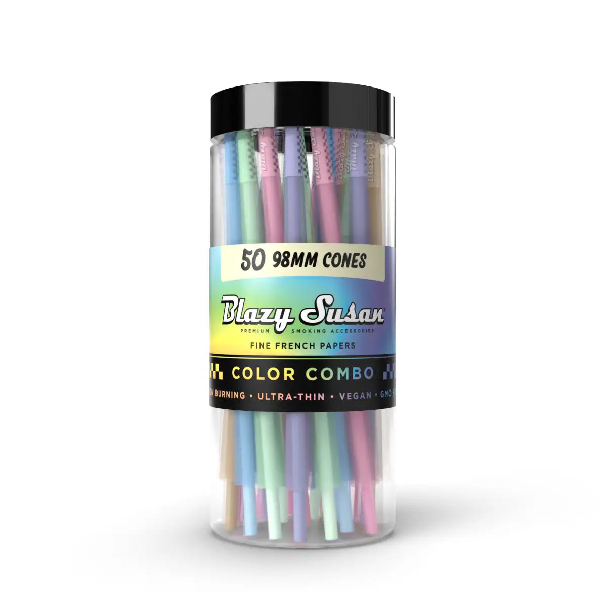 Blazy Susan Rainbow Cones Jar