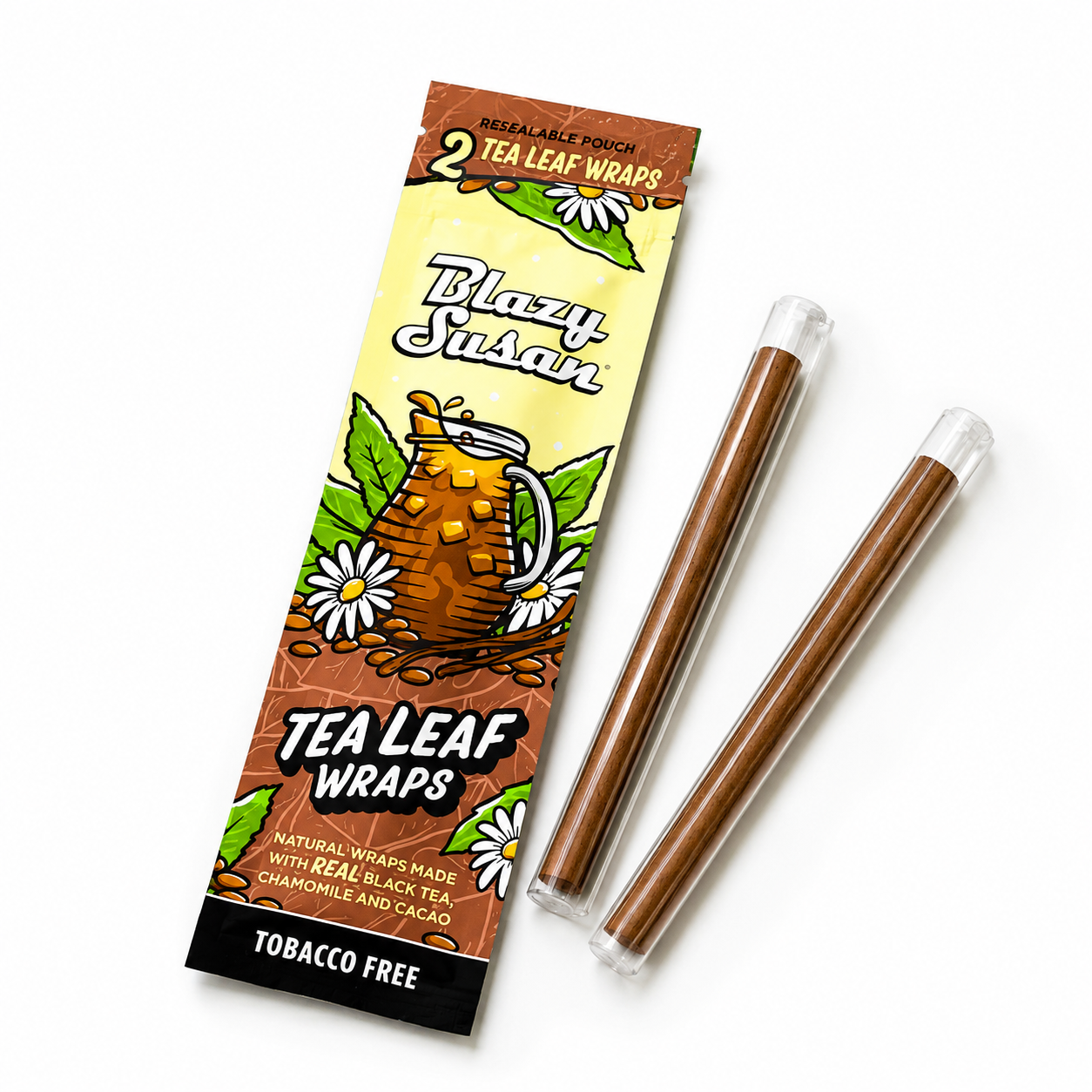 Blazy Susan Wraps Tea Leaf (25 Pouches x 2 per Pouch)