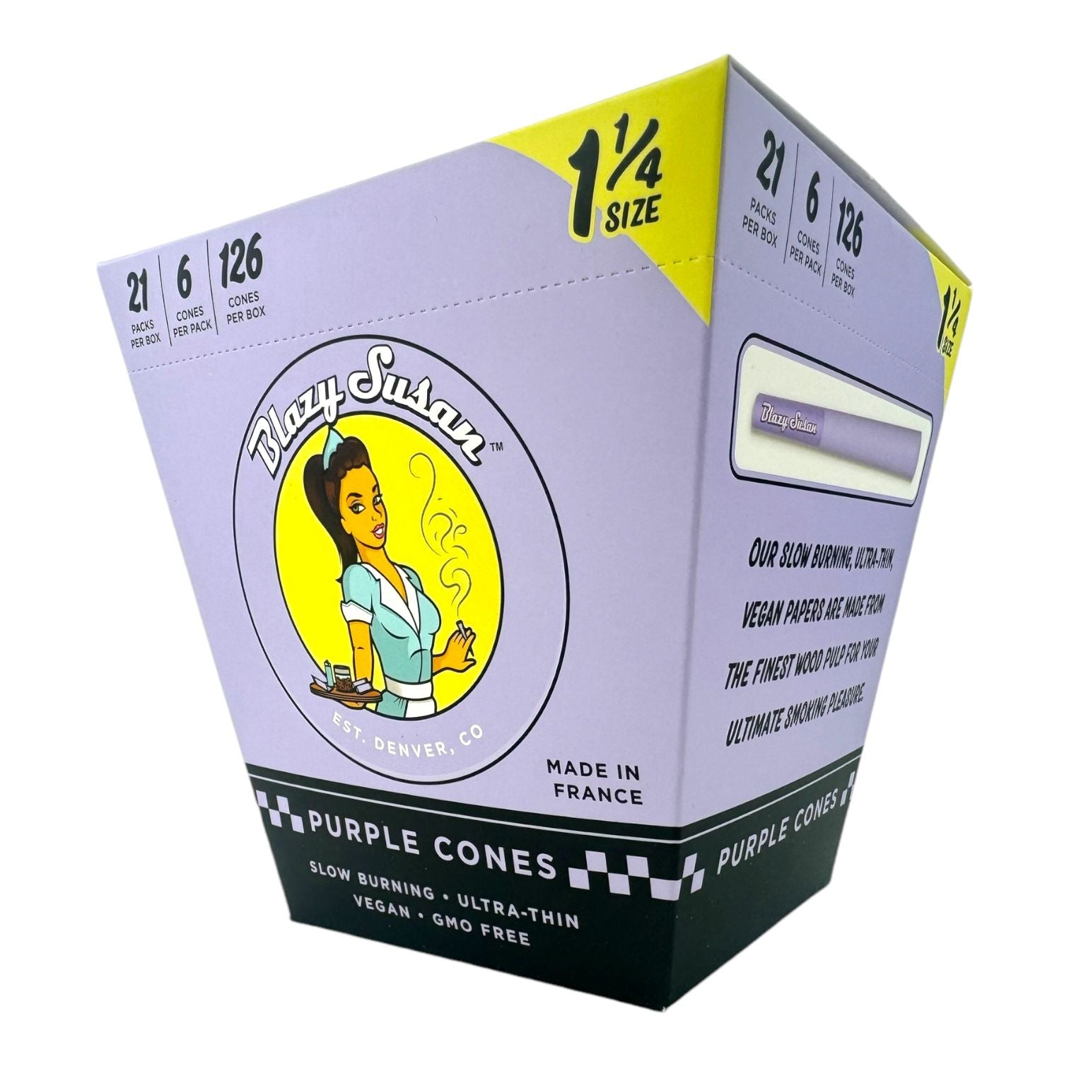 Blazy Susan Cones , 1 1/4" size cones , Vegan cones