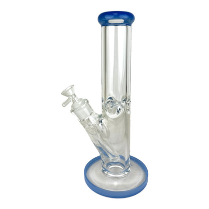 10" Straight Tube 9mm Glass Water Pipe
