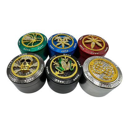63mm Metal Bedazzle 4pc Grinder