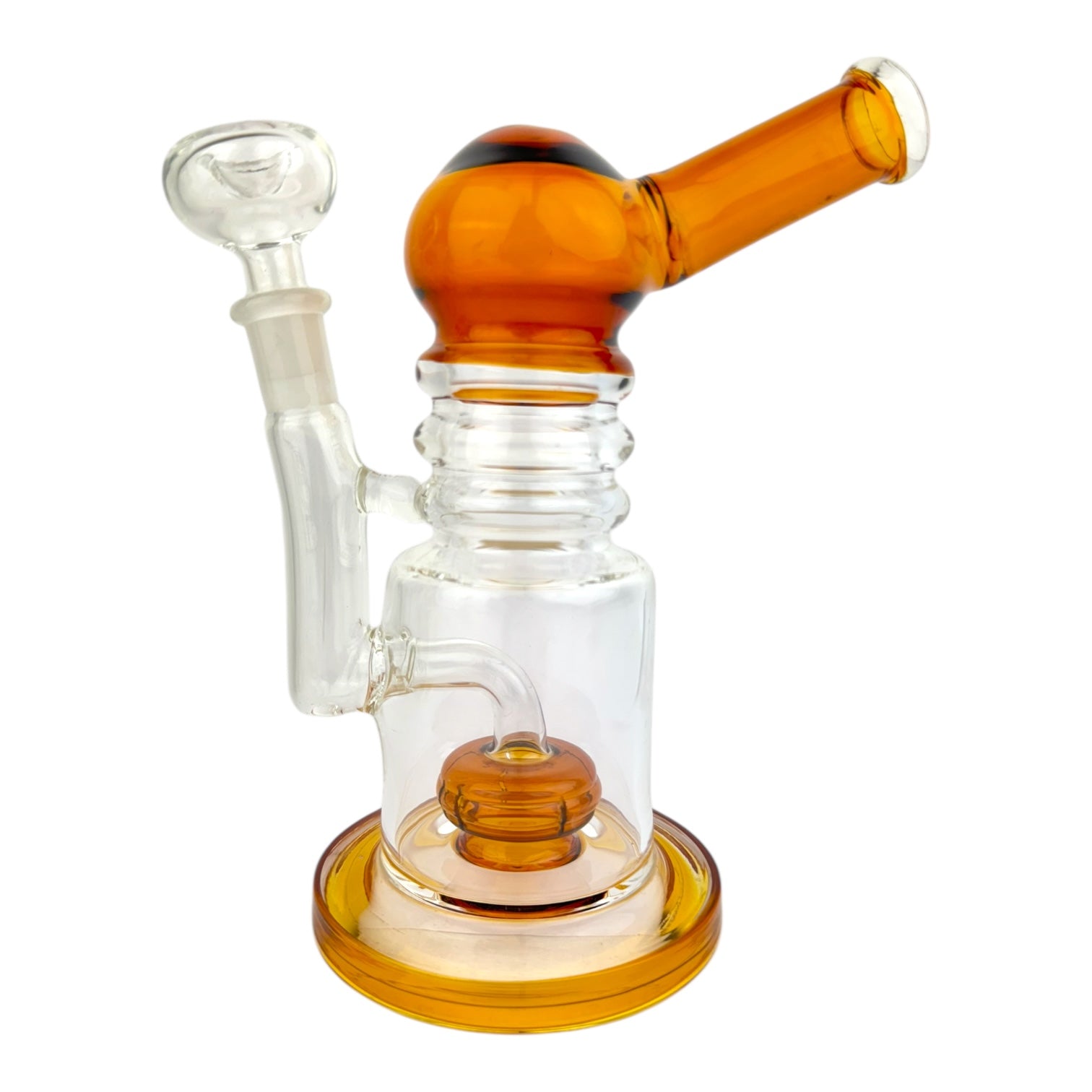 7" Ribbed Color Straight Tube Shower