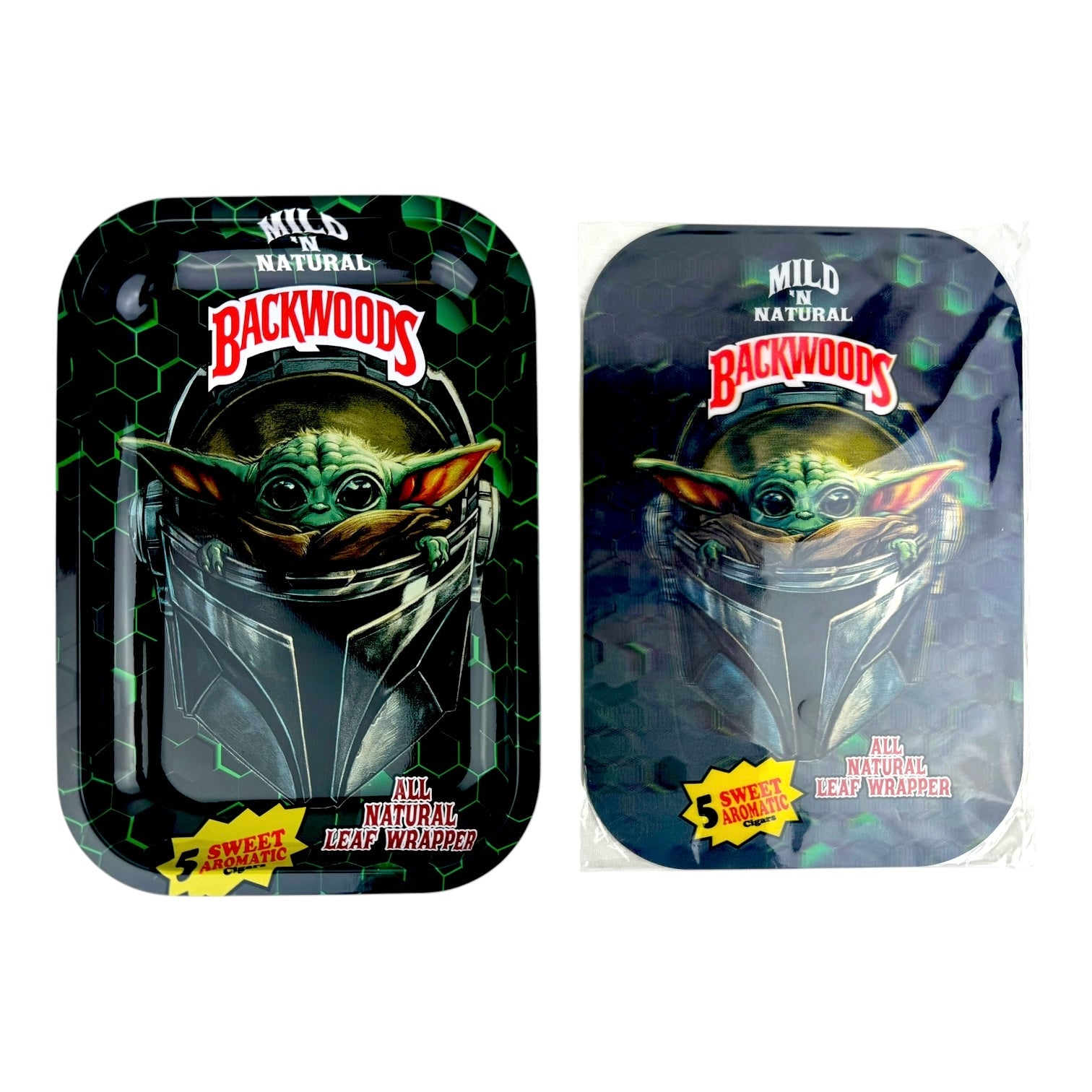 BW 3D Medium Metal Rolling Tray