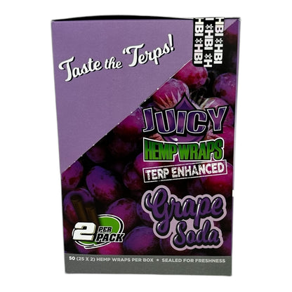 Bulk JUICY Terp Enhanced Hemp Wraps - 2 Pack