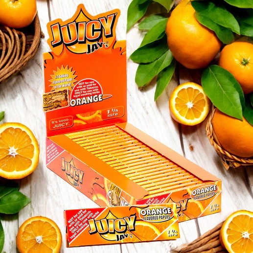 Bulk Juicy Jay's Orange Flavor Rolling Paper