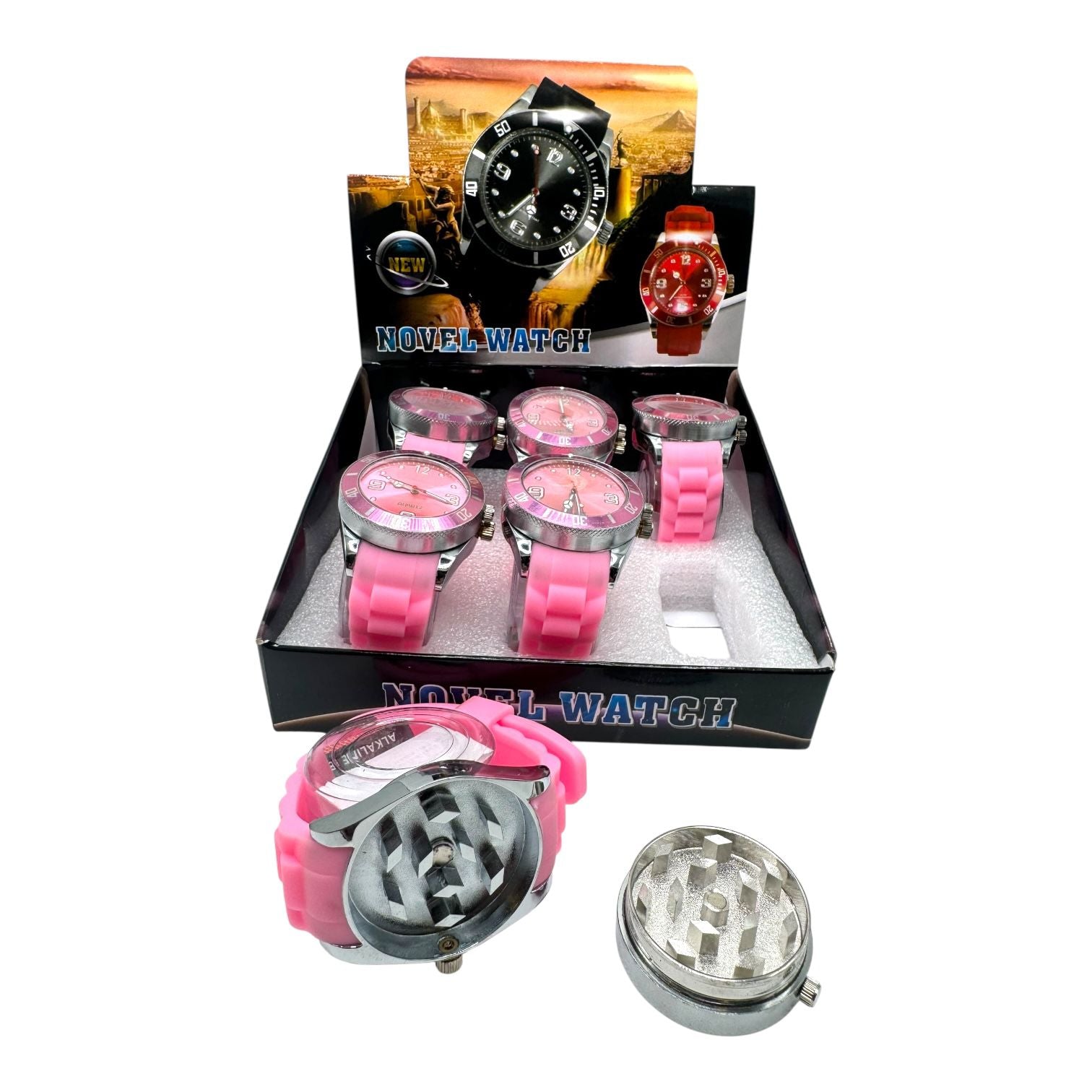 Novel Watch Pink Grinder