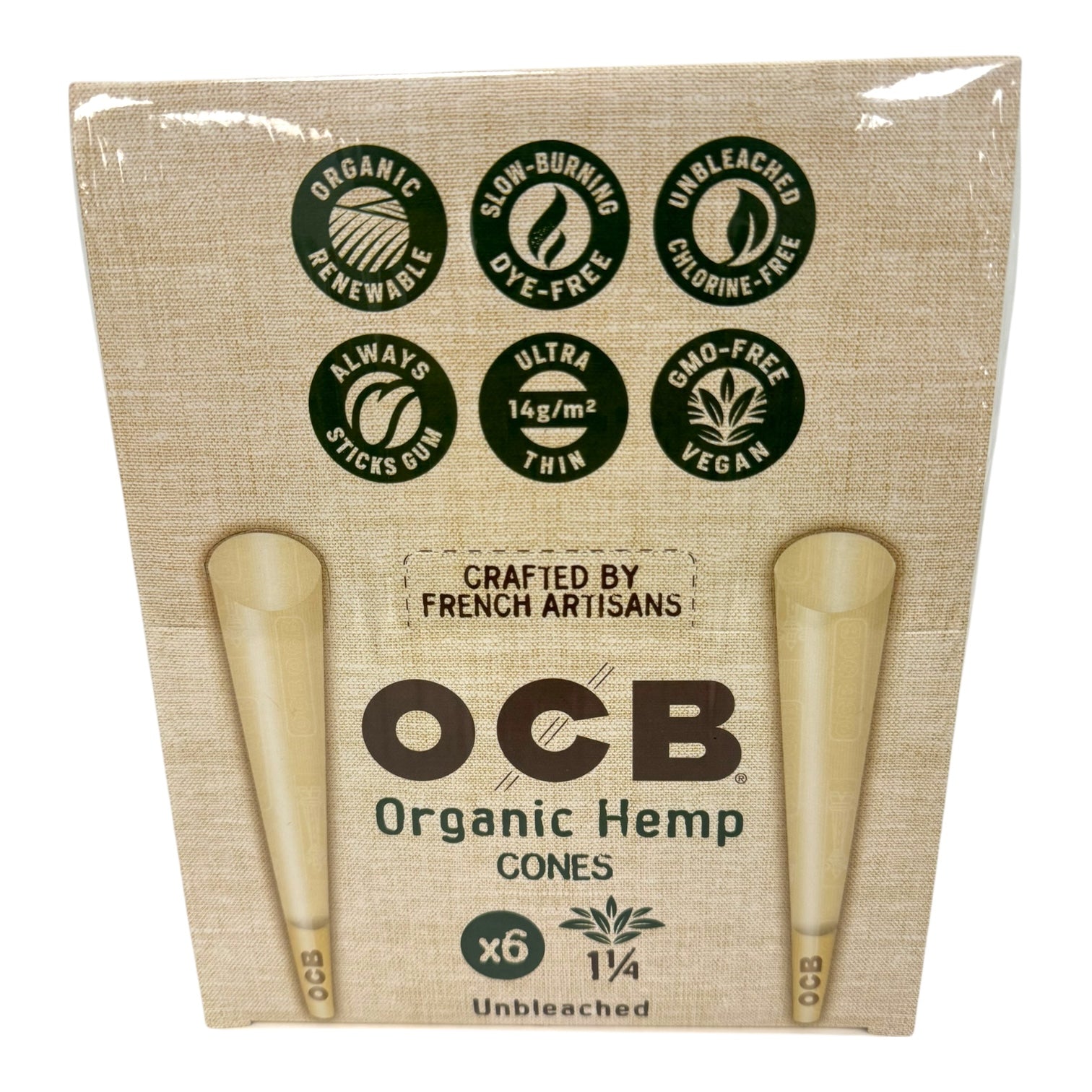 OCB Unbleached Organic Hemp