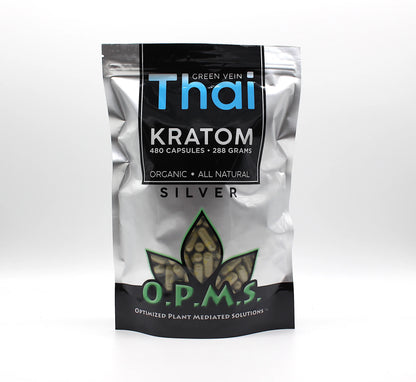  OPMS Kratom Silver Capsules 480 Count