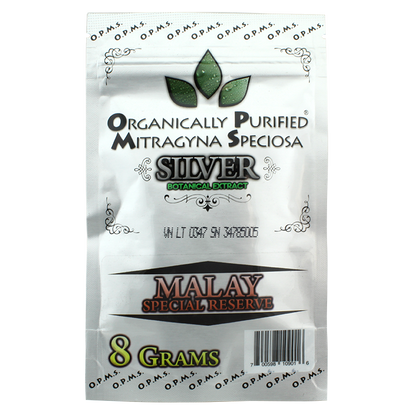 OPMS Kratom Silver (Capsules) 8 Grams 