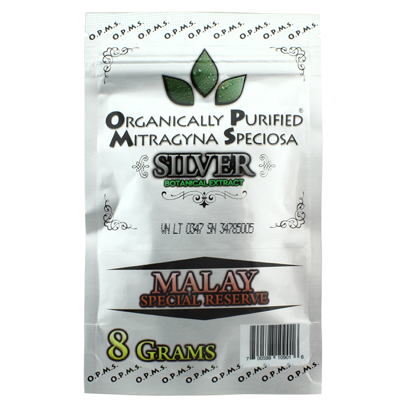 OPMS Kratom Silver (Capsules) 8 Grams 