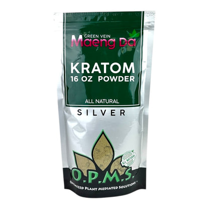 OPMS Kratom Silver Powder 16oz